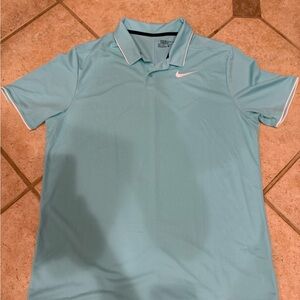 Nike Light Blue Polo Shirt